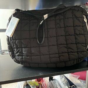VALENTINO ORLANDI Black Quilted Shoulder Bag
